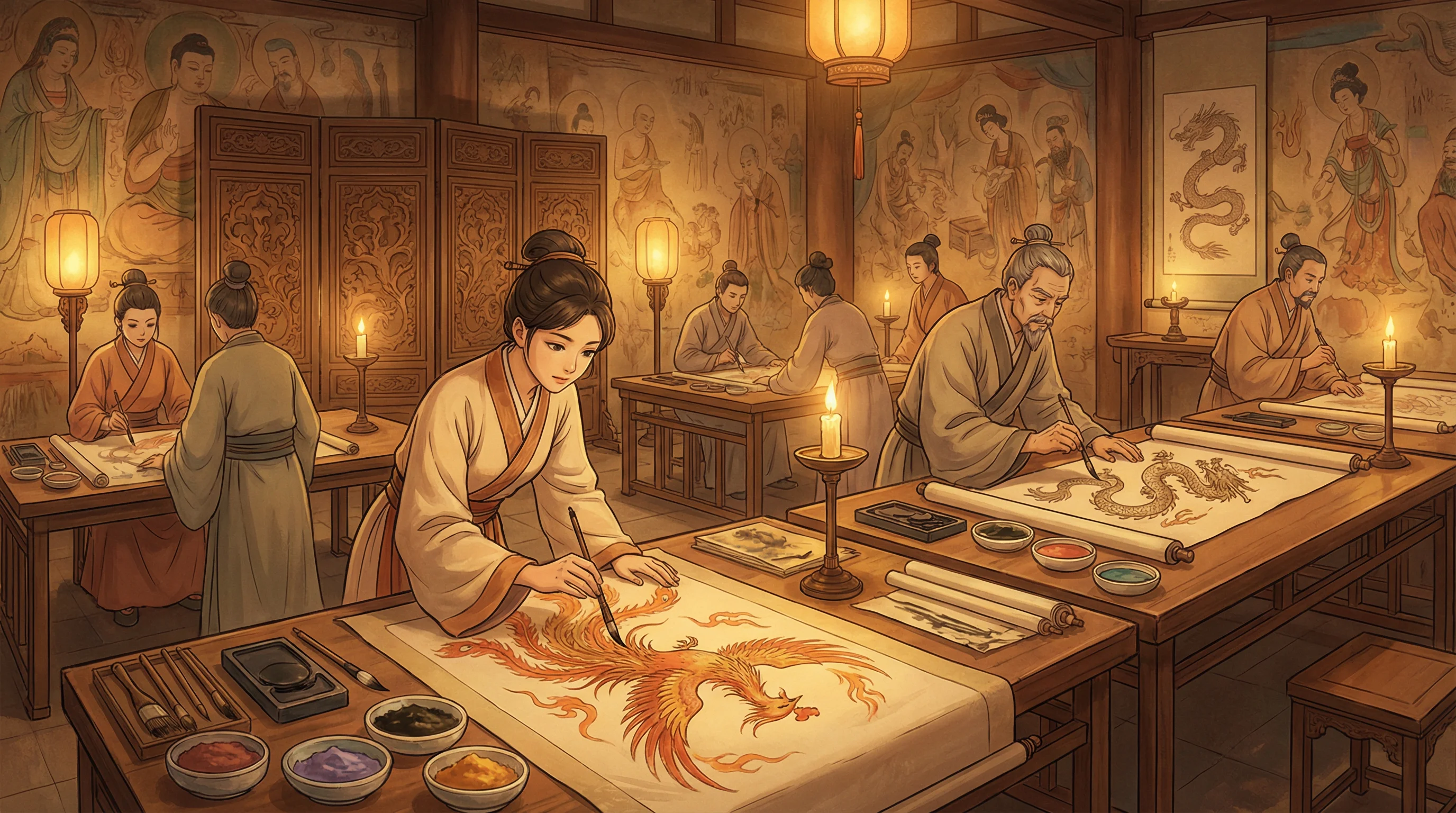 画师入驻 - 韩国电影娜塔莉 国风动漫画师